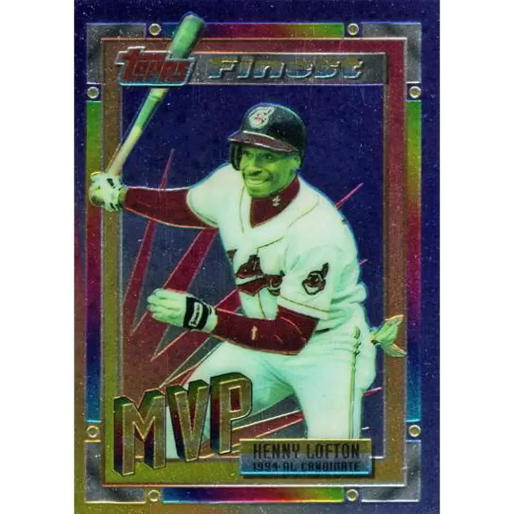 1994 Topps Finest Inserts Kenny Lofton # 6 Cleveland Indians